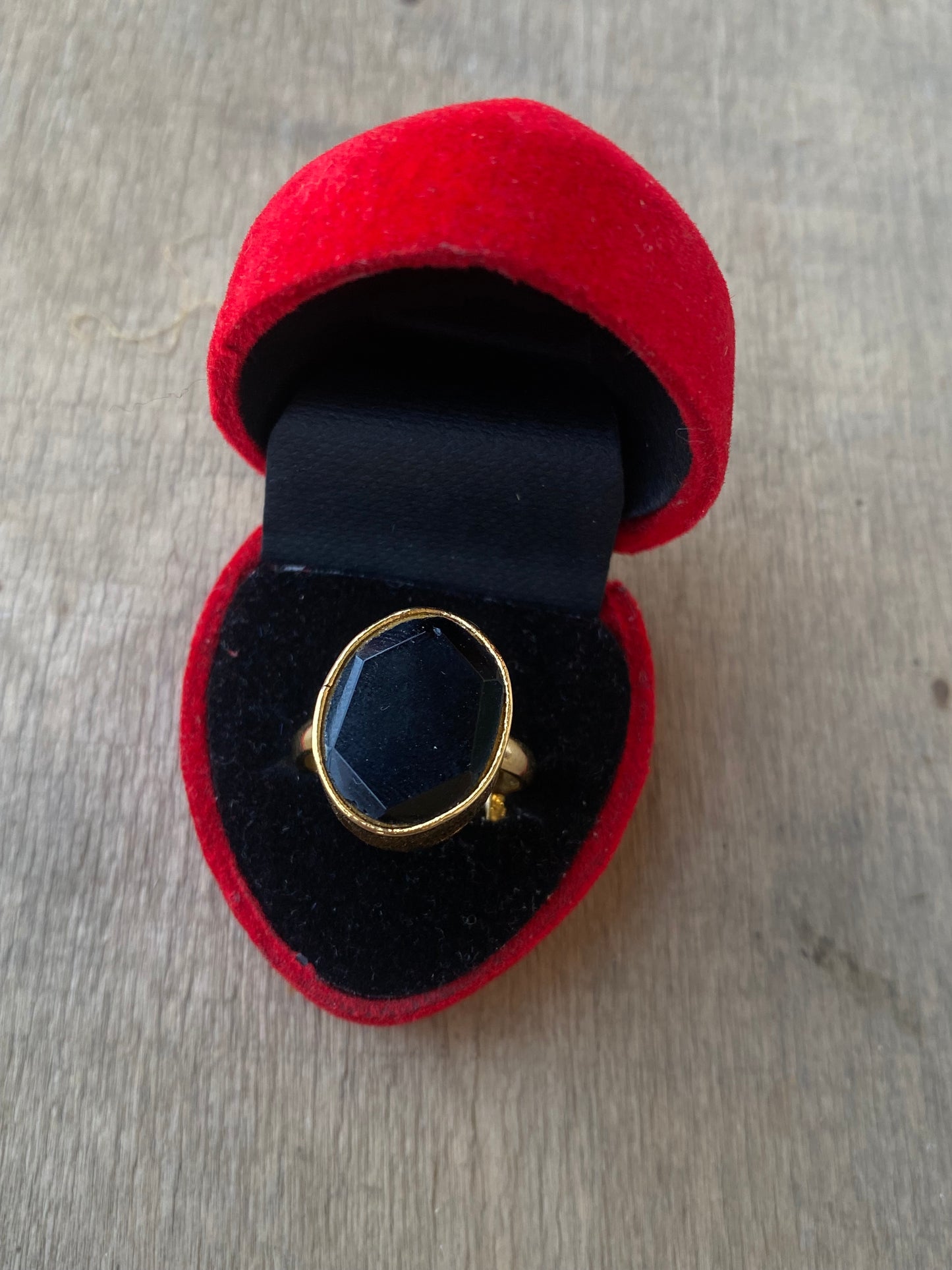 Black Gold Plated Ring
