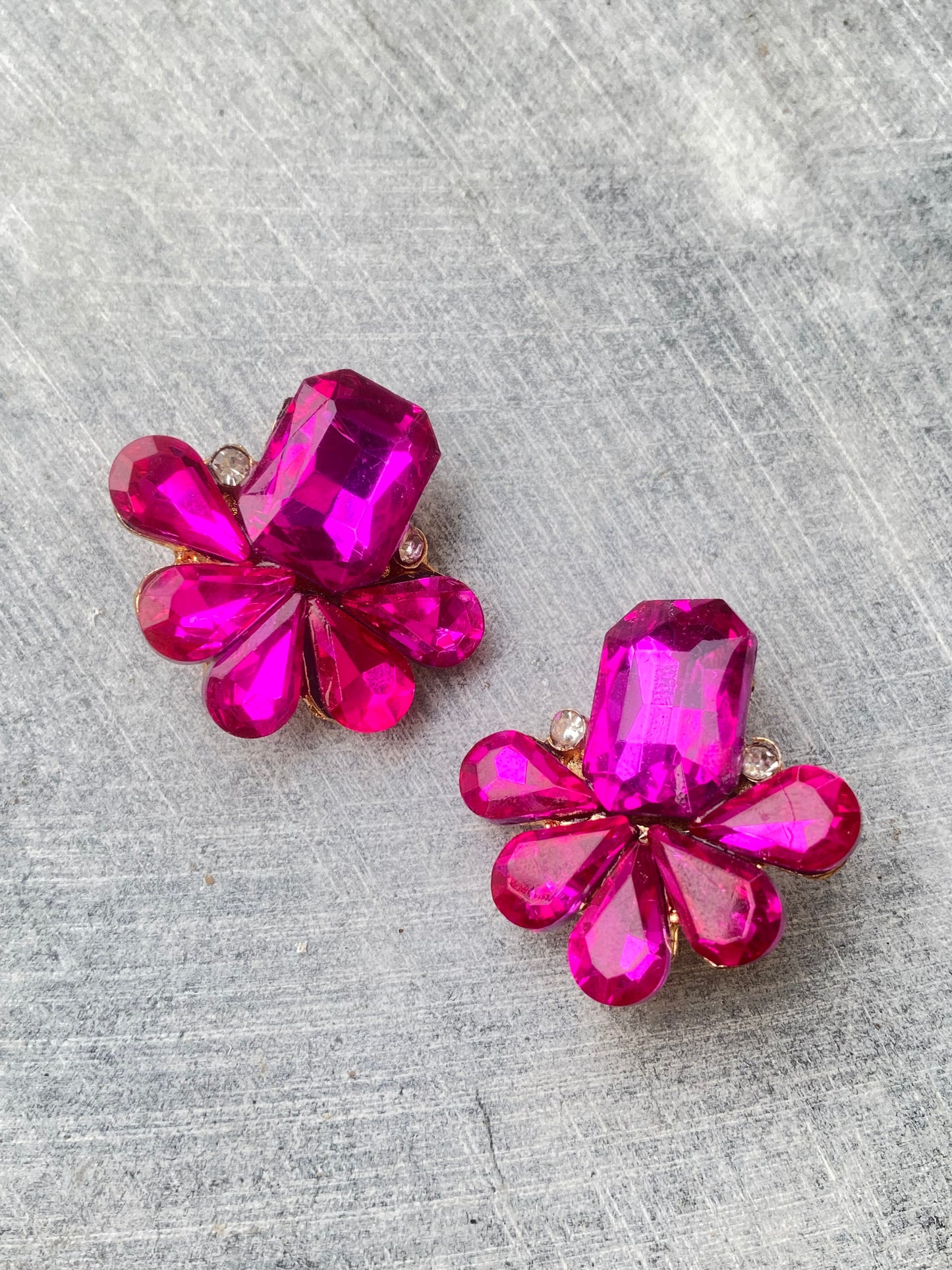 Chunky Pink Earrings - Layla