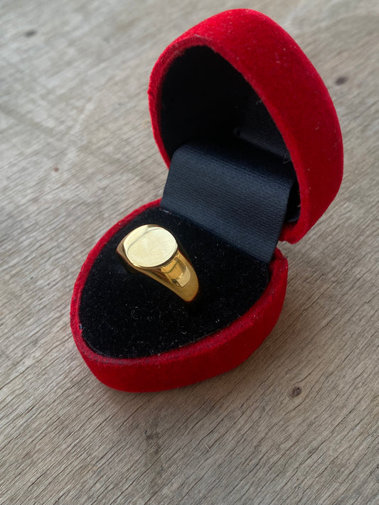 Golden Stainless Steel Ring