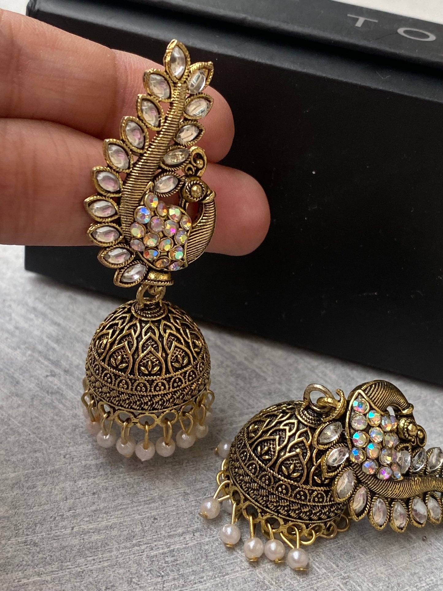 Peacock Jhumka - Layla