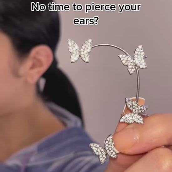 Butterfly Ear cuff - no piercing 